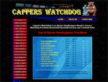Tablet Screenshot of capperswatchdog.com